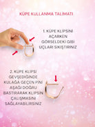 925 Ayar Beyaz Sedef Taşlı Rodyum Yonca Kolye Küpe 2'li Gümüş Set-Takım