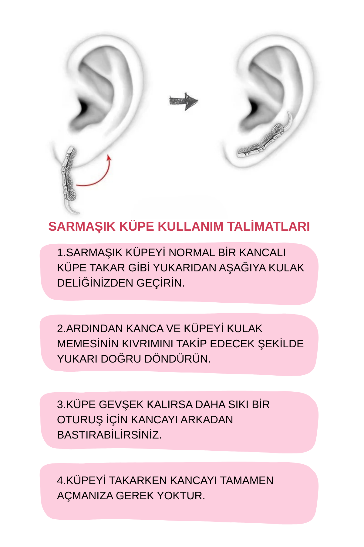 925 Ayar Elişi Telkari Gümüş Yaprak Motifli Yatay Sarmaşık Küpe