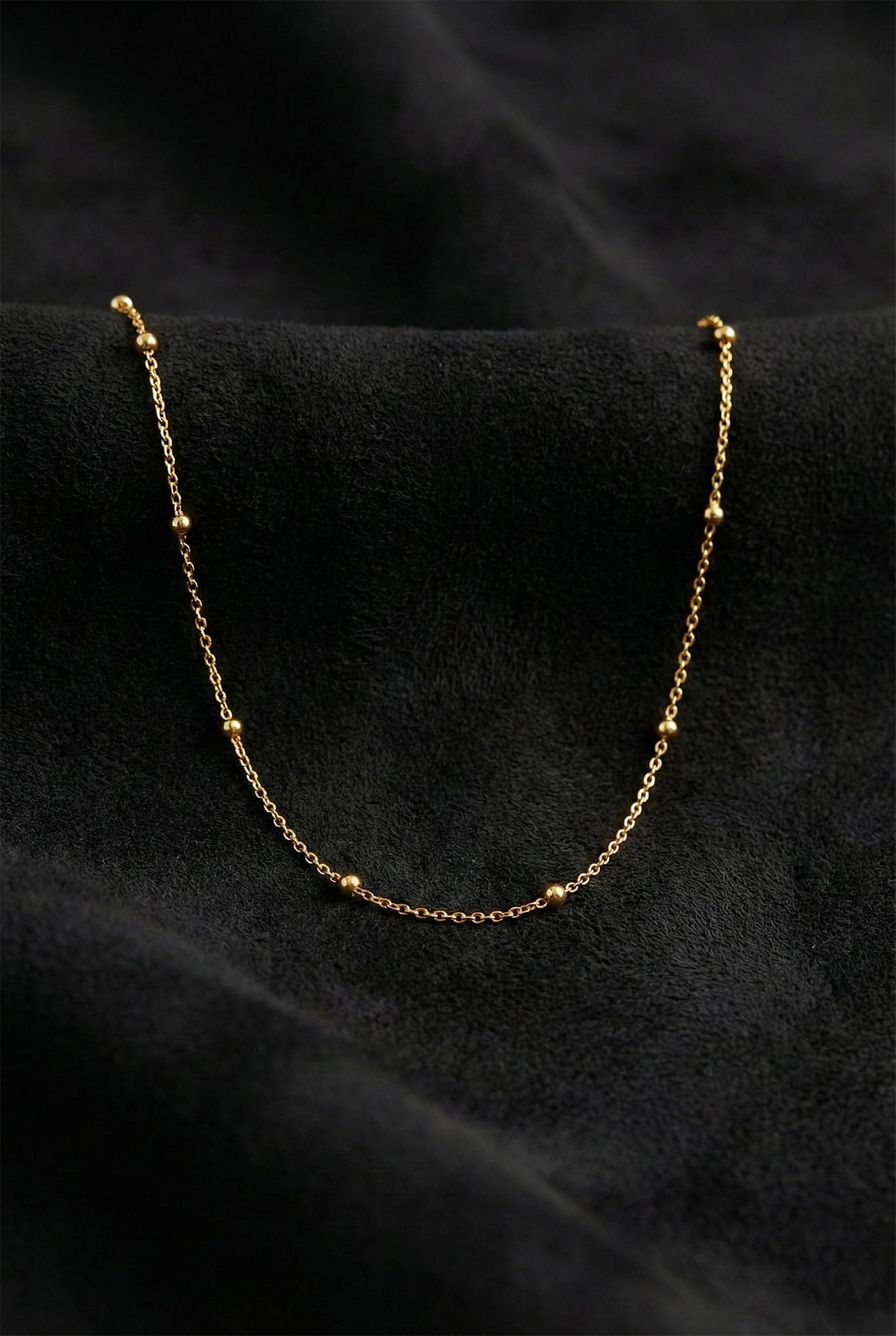 925 Ayar Gold Renk Dorika İtalyan Gümüş Kolye